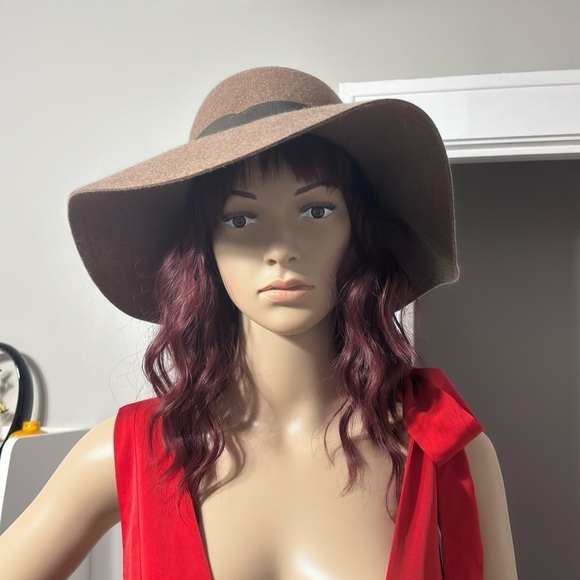 Ralph Lauren 100% wool floppy hat in brown - Picture 2 of 10
